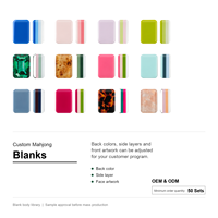 Tuiles de Mahjong Américain Vert Jade en Acrylique, 160 Pièces, Ensemble Quatre Couches, Jeu de Club, Cadeau, Fourniture de Détail