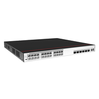 Commutateur d'accès Ethernet intelligent 24 ports POE S5735- S24P4X 10G Capacité VLAN QoS SNMP SFP Stock 100m Connecteur optique empilable
