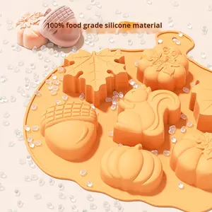 แม่พิม<span class=keywords><strong>พ</strong></span>์ซิลิโคนสำหรับอบ<span class=keywords><strong>เค้ก</strong></span>รูปใบเมเปิ้ลรูปต้นใบต้นเมเปิ้ล Yonghao ปลอดภัยสำหรับไมโครเวฟ - Product Image 1