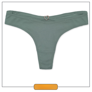 Slip Tanga Sexy da Donna Taglia Europea, Comodo e Altamente Elastico, in Cotone a Costine, Vendita all'Ingrosso - Product Image 5