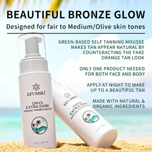 Mousse Bronceadora Vegana Instantánea de Aluminio Dorado con Péptidos para un Bronceado Rápido y de Aspecto Natural, Producción de Fábrica, 200 ml - Product Image 2