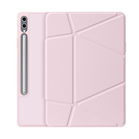 Housse de tablette intelligente en cuir PU de qualité supérieure avec protection intégrale à 360 degrés et support multi-pliable pour Samsung Galaxy Tab S10 Plus S9 Plus S9 FE Plus