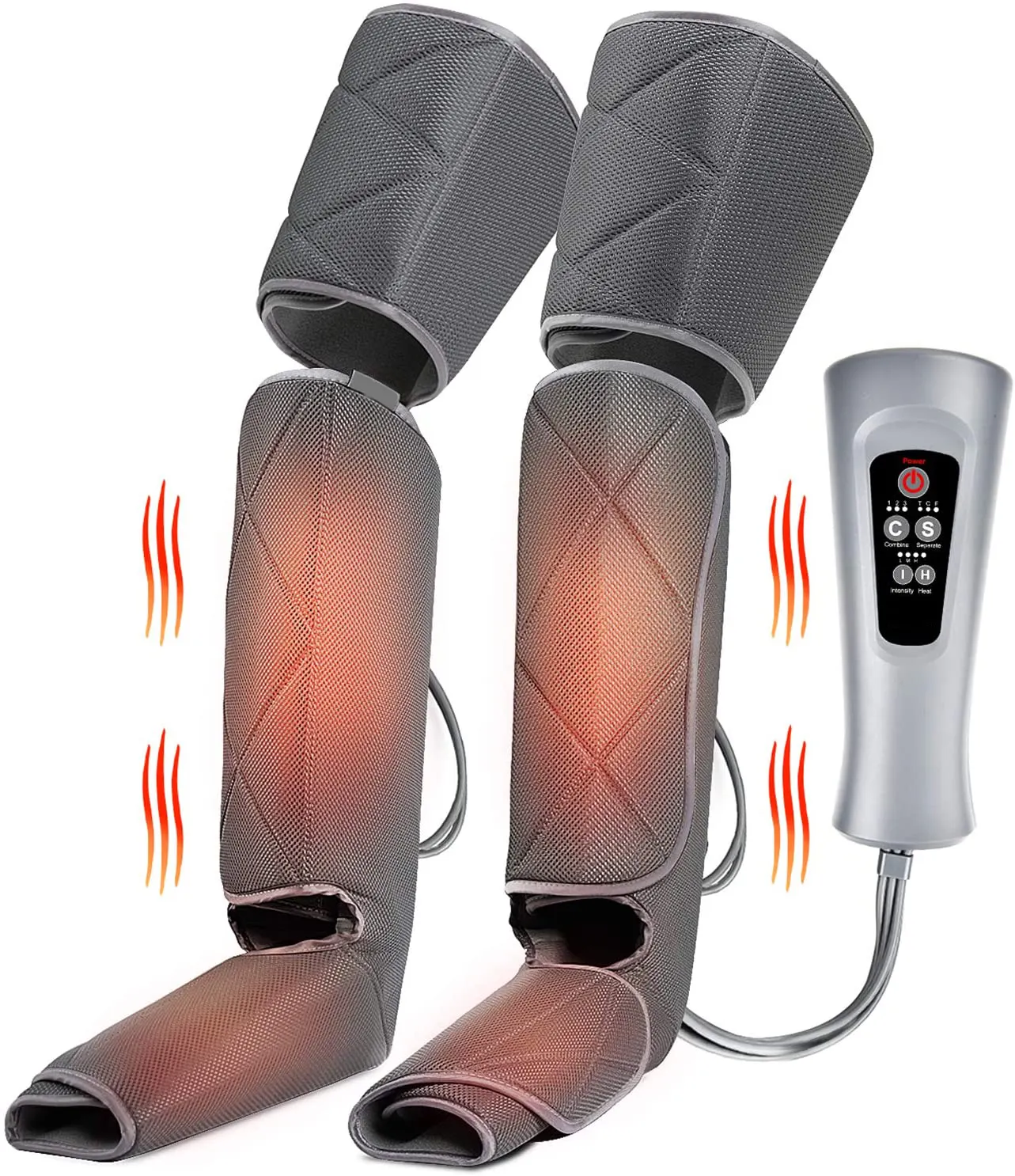 Luyao massageador elétrico inteligente, vibrador de joelho, compressão de ar, pernas e pés, massagem nos pés