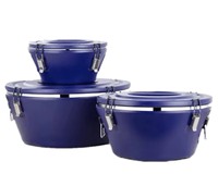 Ensemble de 3 casseroles isothermes industrielles 15L 26L 36L en acier inoxydable pour la restauration, les événements et les banquets