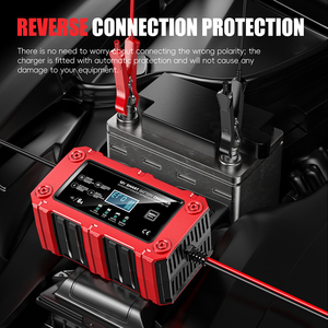 Chargeur <span class=keywords><strong>de</strong></span> <span class=keywords><strong>batterie</strong></span> intelligent pour <span class=keywords><strong>voiture</strong></span> et moto BC-1206, chargeur <span class=keywords><strong>de</strong></span> <span class=keywords><strong>batterie</strong></span> 12V 6A, chargeur <span class=keywords><strong>de</strong></span> <span class=keywords><strong>batterie</strong></span> au plomb-acide, prise EU automatique, entrée AC - Product Image 6