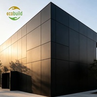 Façades minimalistes, panneaux de matériaux de construction, revêtement mural extérieur, 4x8 pieds, ACP 4 mm, plaque ACM, panneaux composites en aluminium Alucobond