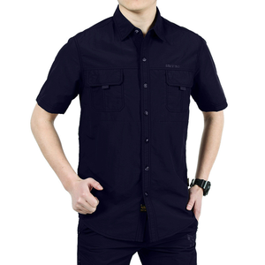 กางเกงขาสั้นแขนสั้นผู้ชาย DFT0301 สีกากี ดำ เขียว กรมท่าเข้ม สำหรับชุดยูนิฟอร์ม - Product Image 6