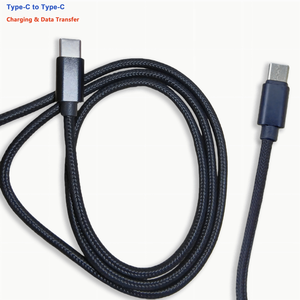 Cable de Carga Rápida USB C a USB C al por Mayor, con Cubierta de Nailon Trenzado para Android, Samsung, Xiaomi, Oppo, Cable de Carga Tipo C - Product Image 3