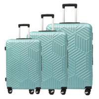 Bagages à roulettes de voyage 20 24 28 pouces personnalisés de qualité chinoise 3 ensembles pour voyage