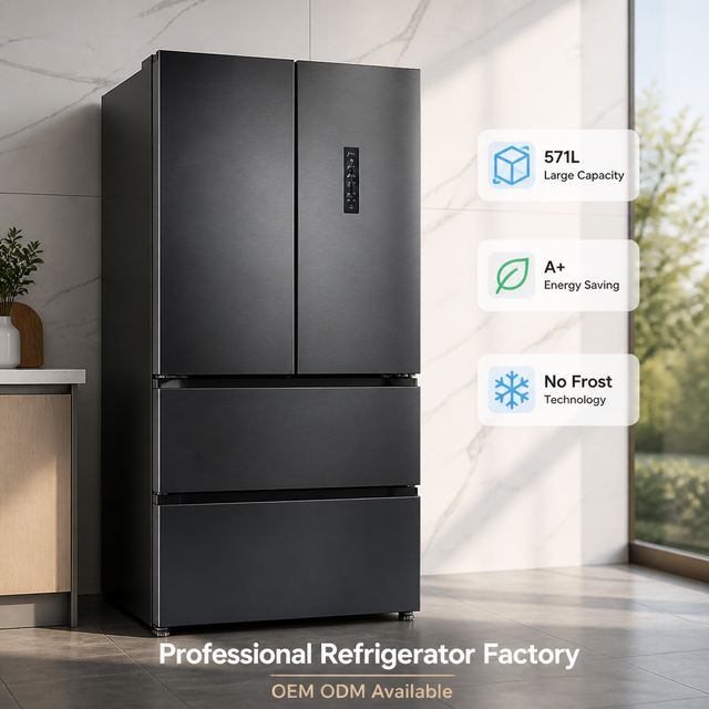 Wholesale Advanced French Door Fridge Multi Zone Cooling Energy Saving Kitchen Appliance Fresh Food Refrigerators
