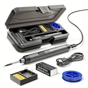 <span class=keywords><strong>USB</strong></span> portátil de carga 5V8W inalámbrico eléctrico soldador soldadura destornillador reparación Mini hogar batería de litio conjunto - Product Image 1