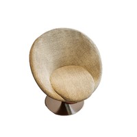 Fauteuil simple en bois de style nordique vintage, rotatif, confortable, pour chambre à coucher, mobilier de maison de luxe léger