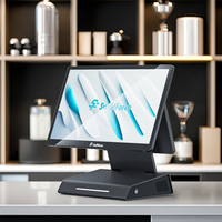 Système de caisse tactile tout-en-un pour restaurant, écran tactile 15,6 pouces, système Windows/Android, tablette Android, machine de caisse POS