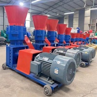 Machine à granulés d'aliments pour animaux à matrice plate, électrique et diesel, pour volailles, animaux et poissons, petit moulin à granulés pour animaux d'élevage