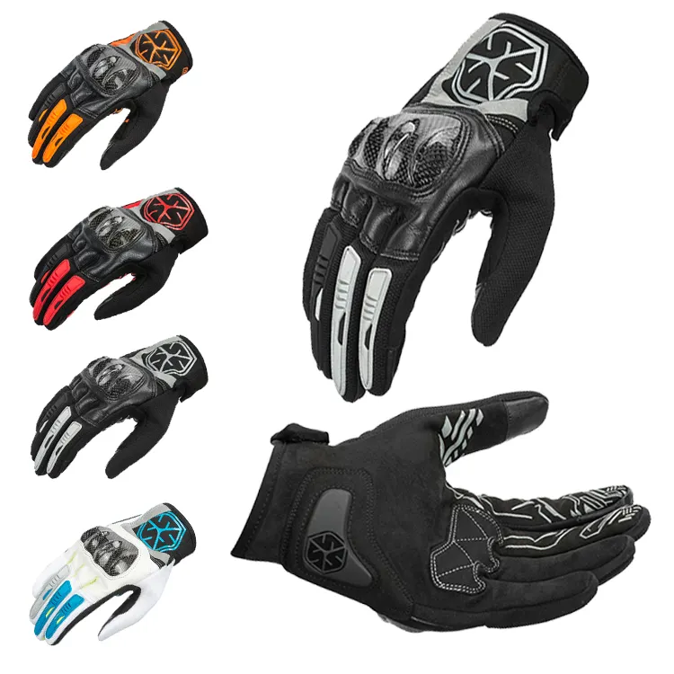 Personnalisation Respirant Étanche Sports de Plein Air Écran Tactile Moto Vélo Équitation Chaleur Sécurité à Vélo Gants