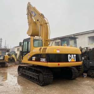 Excavatrice sur bateau d'occasion Caterpillar 320CL 20 tonnes, boîte de vitesses, pompe à engrenages, roulement Kawasaki Japon, drague PLC Shanghai, vente chaude - Product Image 6