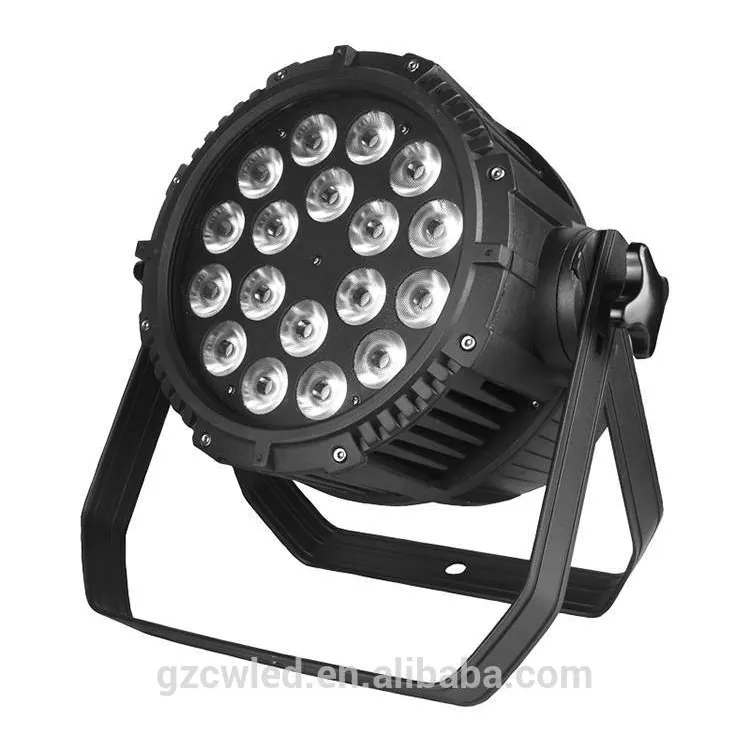 3W 18pcs LED 방수 파 빛 4in1 RGBW 이벤트 파티 임대 DMX 자동 트리거 quto 효과 램프 분위기 램프