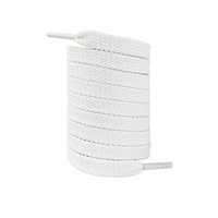 Lacets de sport réfléchissants personnalisés GON22 en polyester, largeur 10 mm, vendus par paire