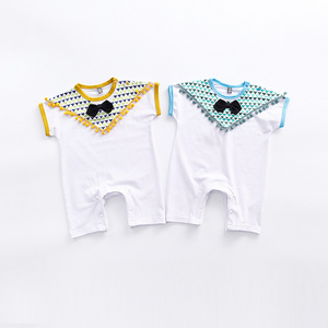 Muestra Gratis, Envío Gratis, Ropa de Bebé Bohemia al por Mayor 2017, Monos de Bebé Lisos de Color Sólido - Product Image 2