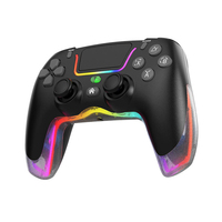 Logo personnalisé Multi-Platform Joystick lumière éblouissante P-4 contrôleur de jeu Bt sans fil pour Ios Android Phone PC Switch