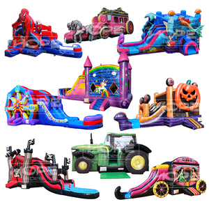 Thương mại 20 ft cổ điển Robot <span class=keywords><strong>Inflatable</strong></span> thư bị trả lại nhà trẻ em '<span class=keywords><strong>inflatable</strong></span> nhảy lâu đài với Slide playland cho trò chơi bơm hơi - Product Image 3