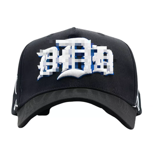 Fabricante de Gorras Originales de 5 Paneles, Gorras de Béisbol Negras con Visera Curva, Estilo Deportivo, Tejido Común, Fabricación OEM - Product Image 6