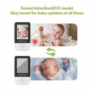 2025 सबसे अच्छी कीमत बेबी मॉनिटर कैमरा दो-तरफा ऑडियो नाइट विजन बेबी निगरानी 2.8 इंच एलसीडी स्क्रीन वीडियो बेबी मॉनिटर - Product Image 4