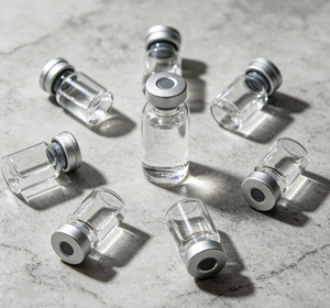 Frascos de Vidrio Borosilicato Transparente de 3ml, 5ml y 10ml con Tapas de Aluminio Plateadas, Herméticos y Vacíos para Almacenamiento - Product Image 4
