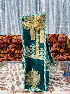 Handmade Quilted Cotton <b>Tote</b> <b>Bag</b> Camouflage Print Women Eco Friendly Zipper Closure Shoulder <b>Bag</b> Large Capacity Shopping <b>Bag</b> - Product Image 3