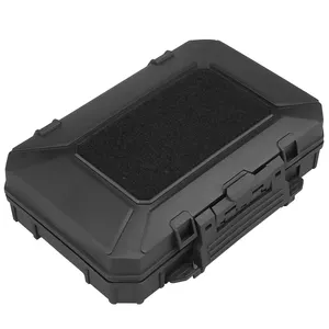 Lockable Water Repellent Storage Box MOLLE Gear Case With Magic Tape