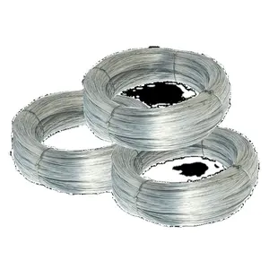 Bwg 12 Electro Galvanized Loop Tie Wire Binding Wire Alambre recubierto de zinc de acero galvanizado en caliente de bajo carbono