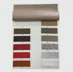 กระเป๋าถือหนังสำหรับผู้หญิง, กระเป๋าสตางค์พีวีซีหนังนกกระจอกเทศสังเคราะห์ที่คล้ายกับผ้าหนังแท้ - Product Image 3