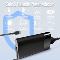 Adaptateur d'alimentation pour ordinateur portable USB-C 65W pour HP Spectre X360, EliteBook, Pavilion, Envy Series Type-C PD Charge rapide