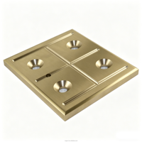 Plaques de guidage auto-lubrifiantes sans huile DSTW à base de cuivre, plaques coulissantes en graphite, laiton et bronze usinées CNC 75*75*6mm