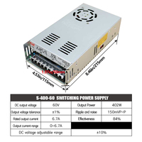 4-Achsen Nema 34 Closed-Loop Schrittmotor-Kit 4,5Nm 8,5Nm 12Nm D=14mm Hybrid-Servomotor & HBS86H Treiber & 60V 400W Netzteil