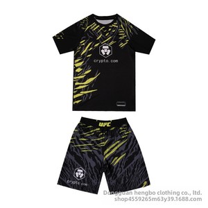 UFC Quick-Drying Breathable Sportswear for Men <strong>Women</strong> Children Sparring Suit with Front Logo for Muay Thai <strong>Shorts</strong> Training <strong>Boxing</strong> - Product Image 2