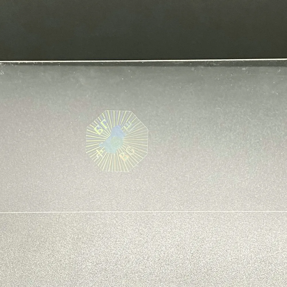 Selbst klebende ID-Karte Hologramm Overlay transparente holo graphische Regenbogen-Effekt-Aufkleber