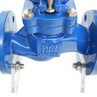 Vanne à soupape manuelle à bride en fonte ductile DN15~DN200 PN16 pour l'eau, OEM, bon prix