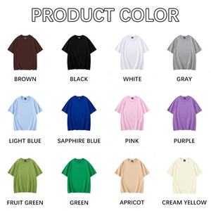 T-shirts tricotés 100% coton pour hommes vierges en vrac personnalisé transfert de chaleur imprimé à manches courtes coupe régulière - Product Image 4