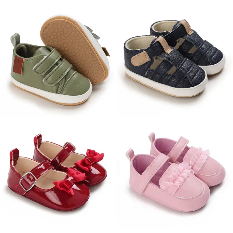 Vente en gros de chaussures pour bébés, styles mixtes, livraison aléatoire, chaussures bon marché pour tout-petits