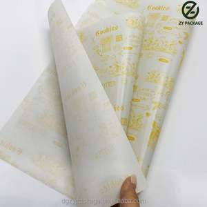 Sacs en papier plats personnalisés de qualité alimentaire, emballage tubulaire, papier d'emballage alimentaire de haute qualité pour biscuits, pain, gelée - Écologique et résistant à la graisse - Product Image 2