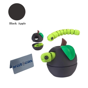 Service d'impression 3D : Ornement de bureau articulé en forme de ver pour enfants, motif pomme, imprimé en 3D pour Noël - Product Image 6