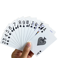 Cartes à jouer personnalisées, carte de poker de haute qualité avec logo