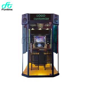 Centro commerciale al coperto elettronica Jukebox Karaoke sala di canto a gettoni macchina da gioco KTV Arcade Plaza Station stand di canto - Product Image 5