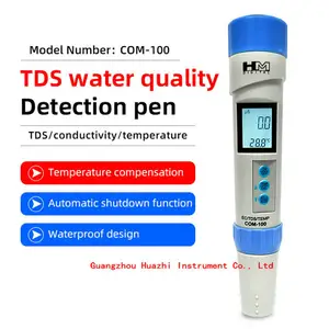 HM Digital COM-100 Waterproof EC / TDS / Temp Combo Meter 3 IN 1 EC TDS Temperature Meter