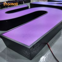 Transformador de Señalización LED Cornall 3D RGB para Letras de Canal, Ideal para Hoteles, Tiendas, Restaurantes y Bares - Publicidad de Logotipos Verdes, Montaje en Pared