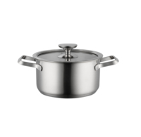 Ensemble de casseroles en acier inoxydable 304, poêle à frire triple épaisseur, batterie de cuisine épaissie, compatible induction, pour cuisine domestique