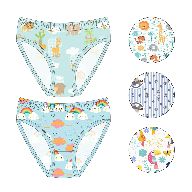 Bamboo Triangle Underwear for Girls School
