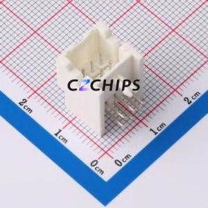 HC-XAD-2*3AW-05 Wire-to-Board Pin Header Bent Lead Through Hole,P=2.5mm Connector 2x3P 2.5mm Right Angle Insert XAD - Product Image 1