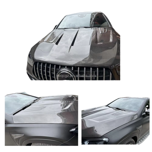 Pour <span class=keywords><strong>Mercedes</strong></span> Benz GLE coupé 450 <span class=keywords><strong>AMG</strong></span> 53 <span class=keywords><strong>63</strong></span> C167 LART Style Kit de carrosserie en Fiber de carbone capot lèvre avant aileron arrière pare-chocs aileron de toit - Product Image 4